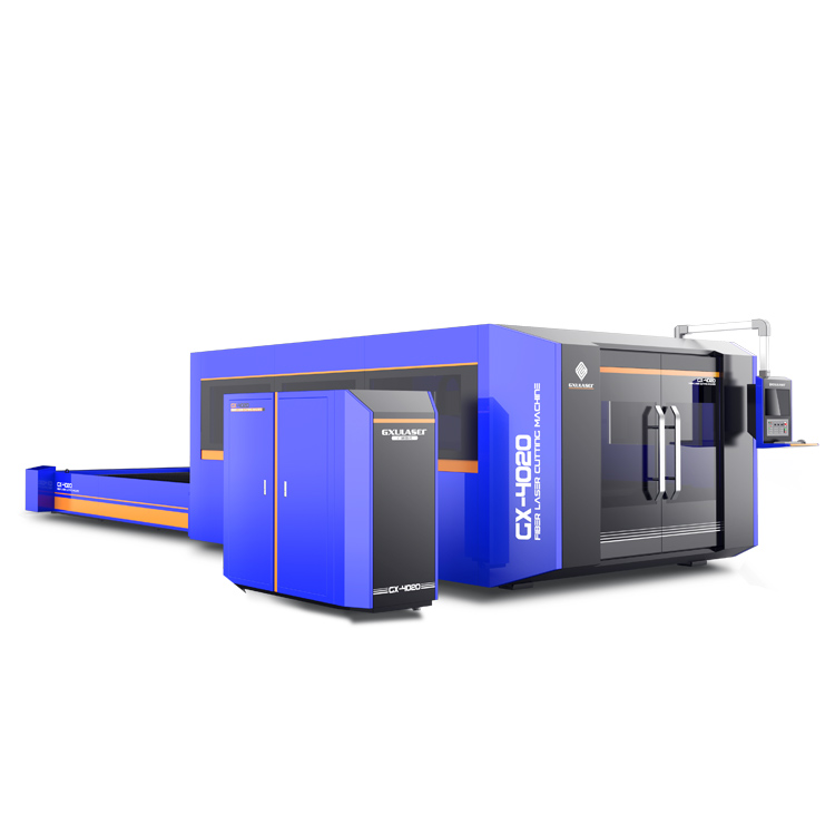 GX-4020AB All Cover Exchange Platform Fiber Laser Cutter